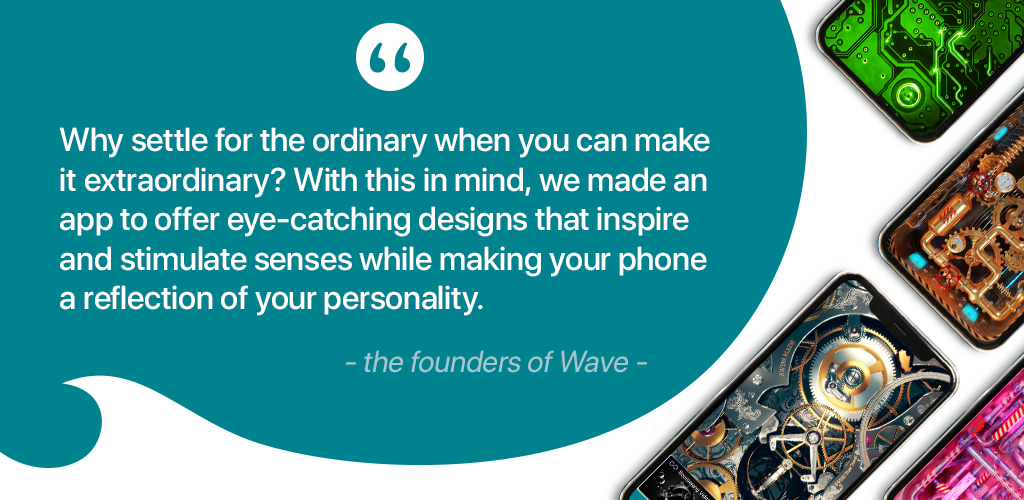 Founders Quote - Wave Live Wallpapers  App
