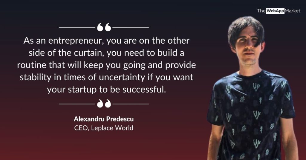 Alexandru Predescu Quote - Leplace World App