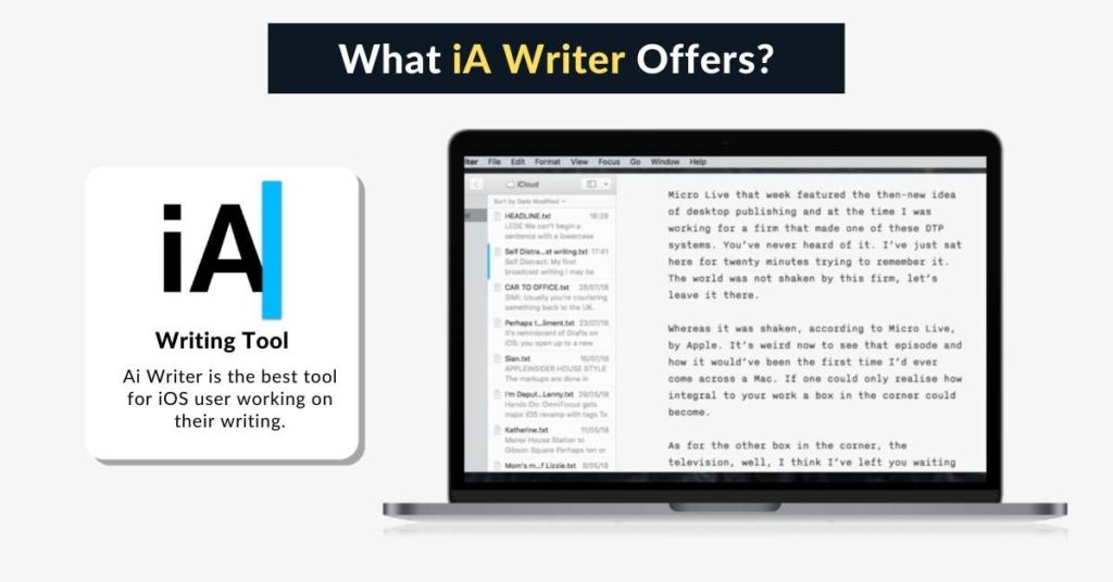 What iA Writer Offers_TheWebAppMarket