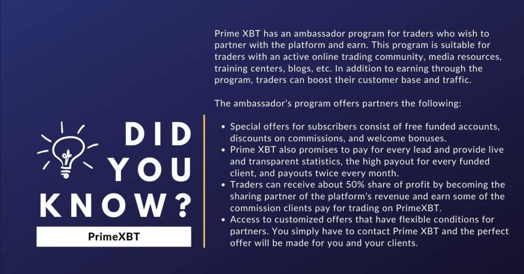 Did you know fact about PrimeXBT App