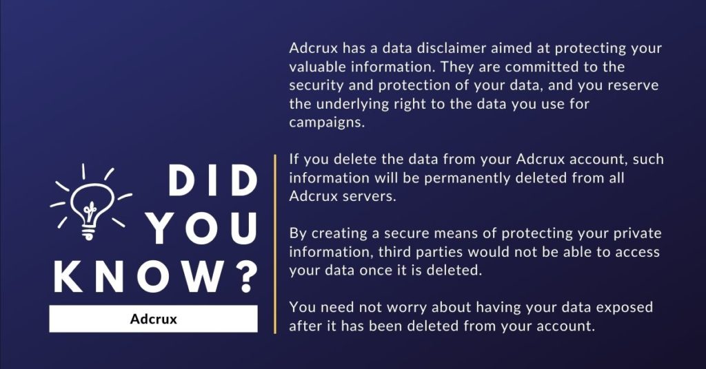 Special fact about Adcrux
