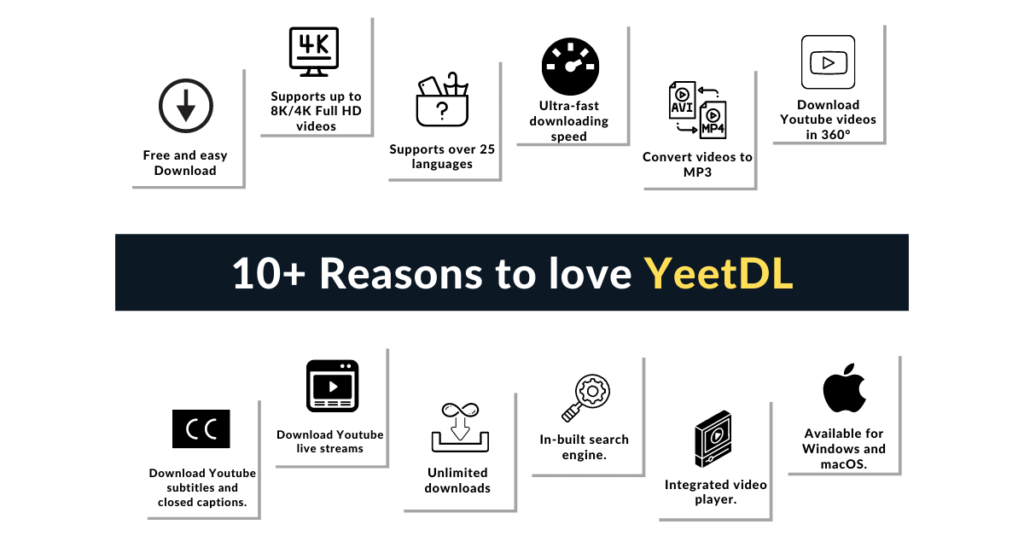 Features of YeetDL