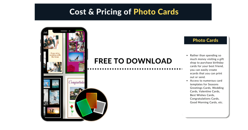 Pricing of Photo Cards