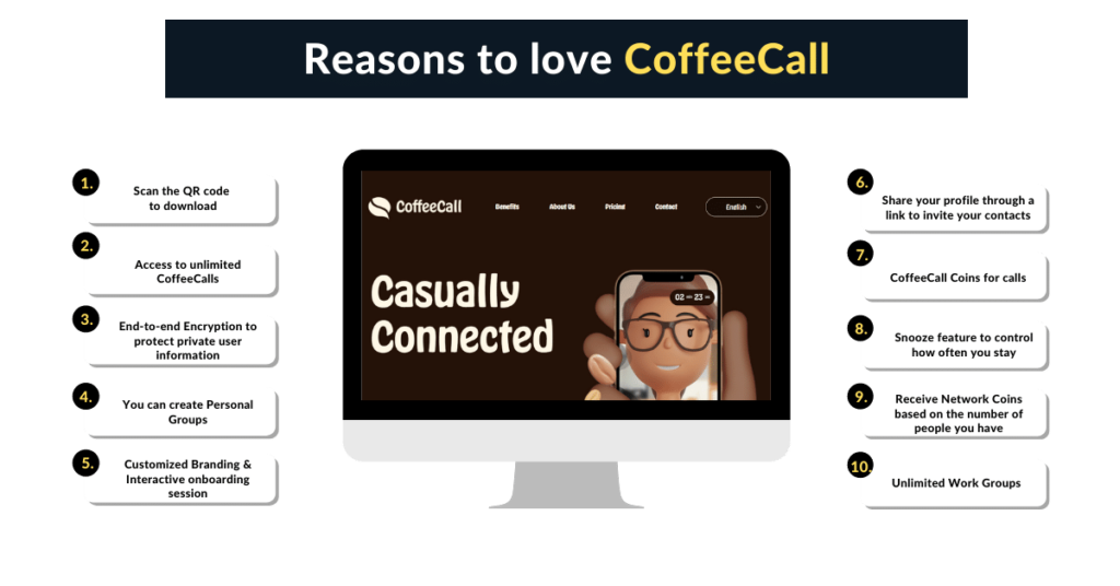 Features of CoffeeCall