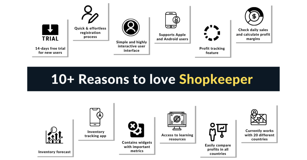 Features of Shopkeeper