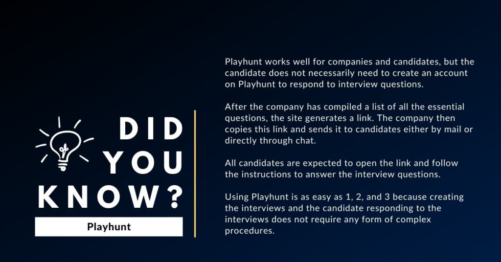 Special fact about playhunt