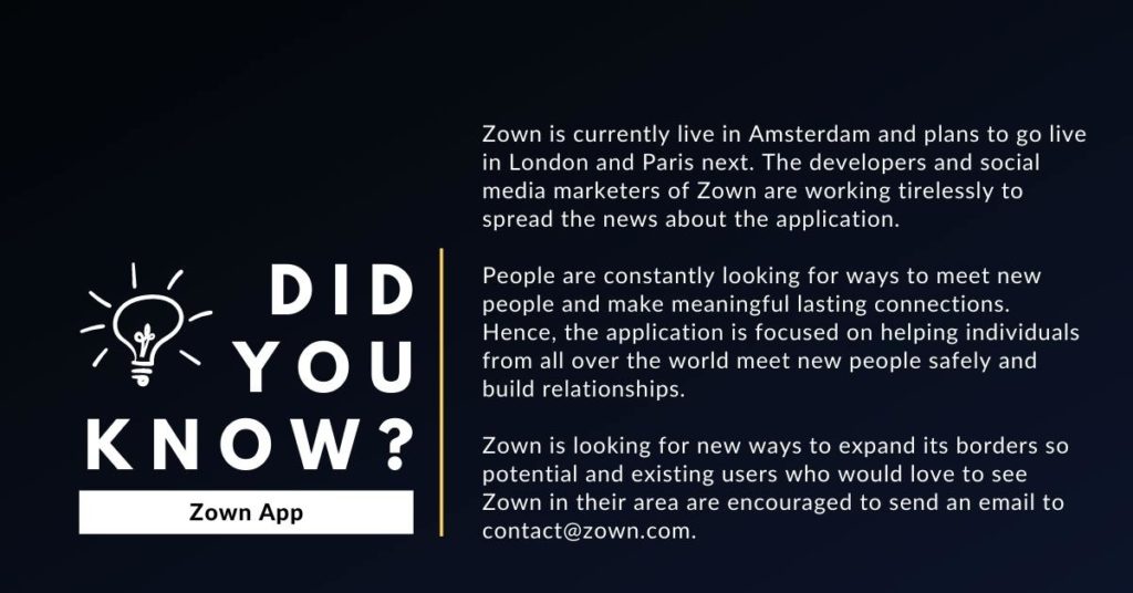 Zown app fact