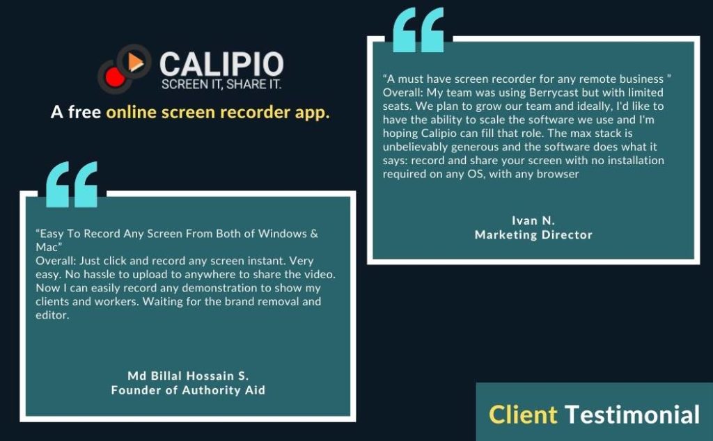 Calipio Reviews