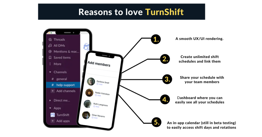 Features of TurnShift