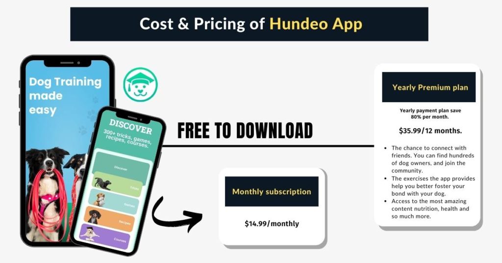 Pricing of Hundeo App