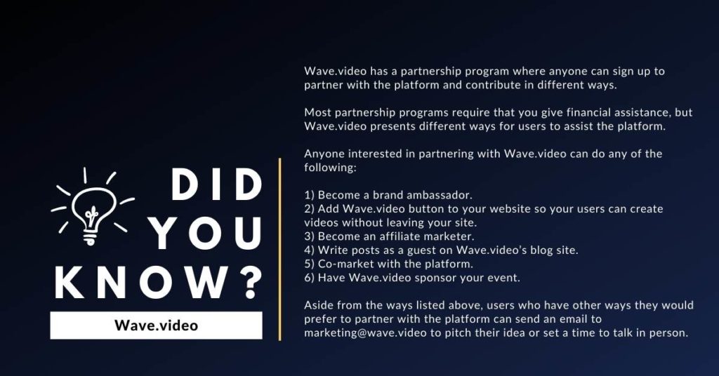 Wave.video did you know