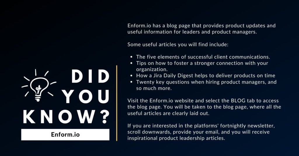 Did you know Enform.io