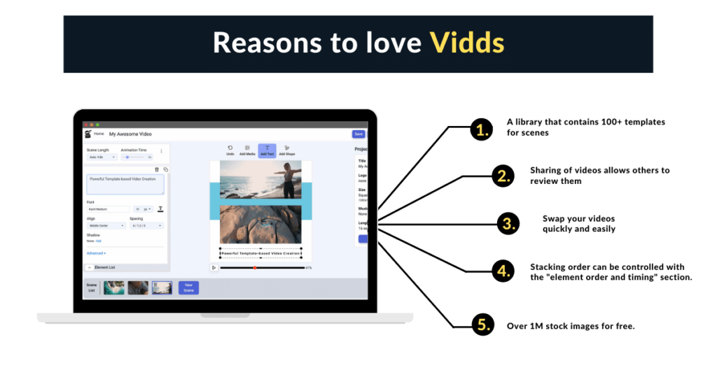 Features of Vidds