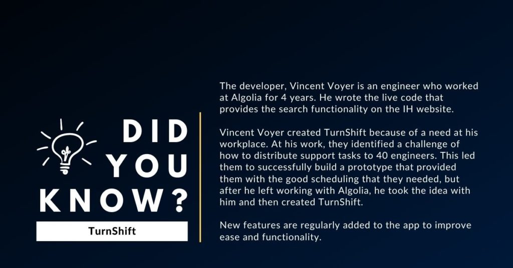 Fact about TutnShift