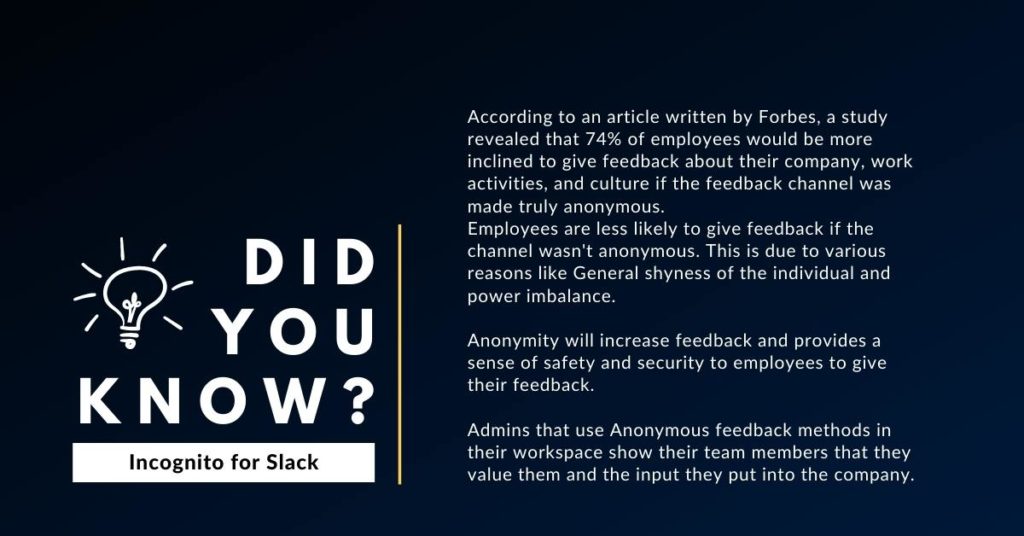 Did you know Incognito for Slack