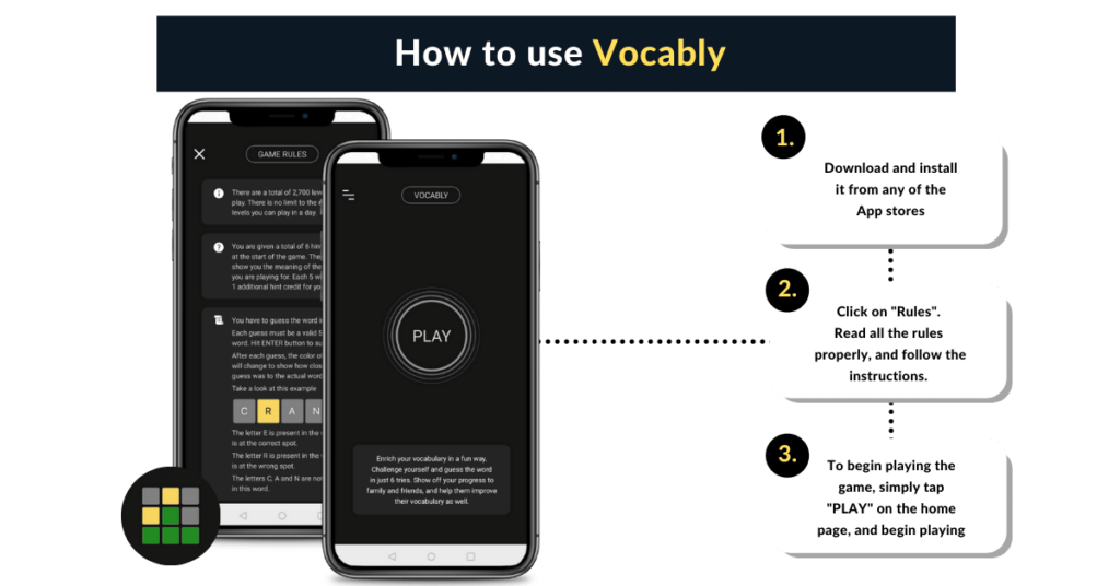 How to use Vocably