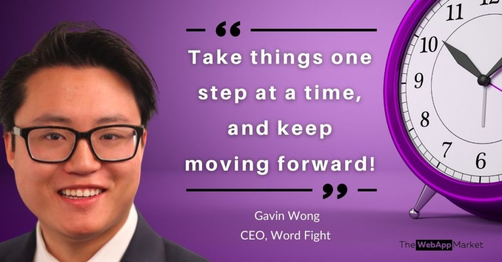 Gavin Wong, Quote 1
