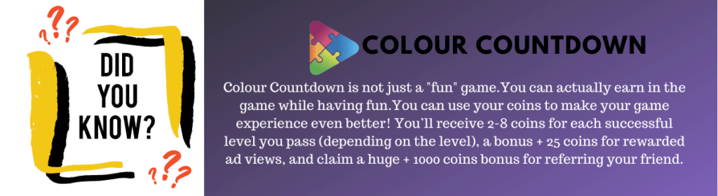Did you know Colour Countdown