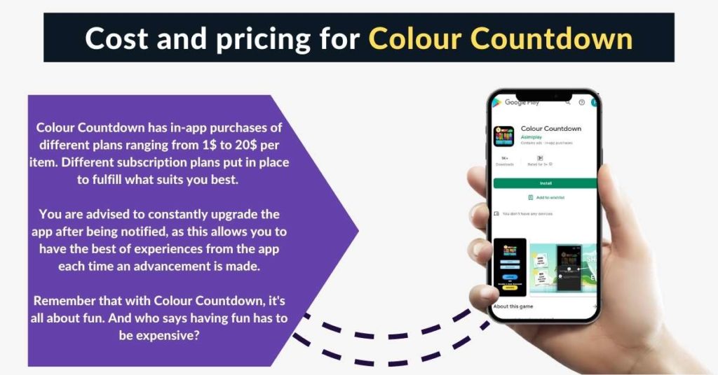 Pricing Colour Countdown
