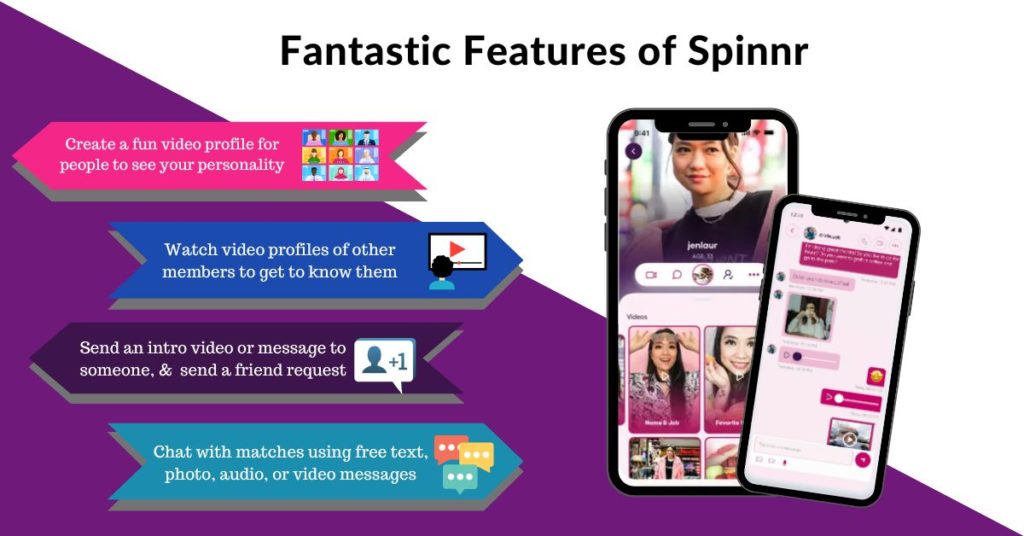 Spinnr features