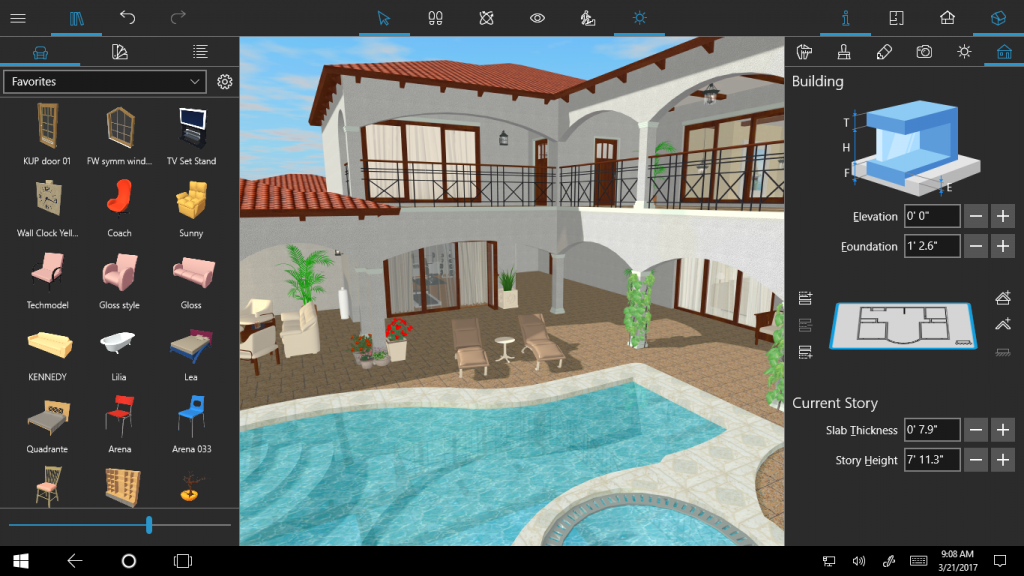 turn off measurements in live home 3d in 2d view