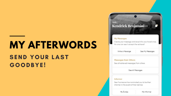 My Afterwords app review