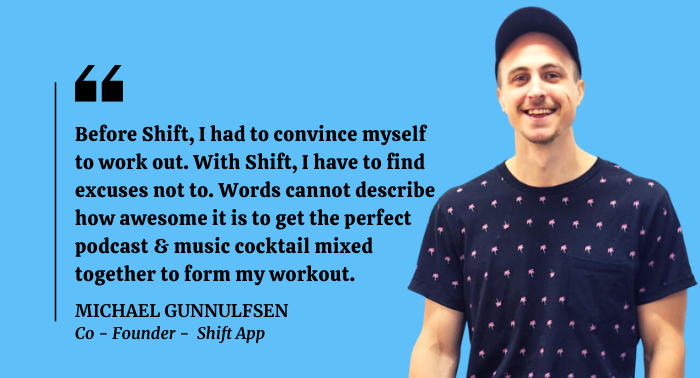 Michael Gunnulfsen Founder Shift app