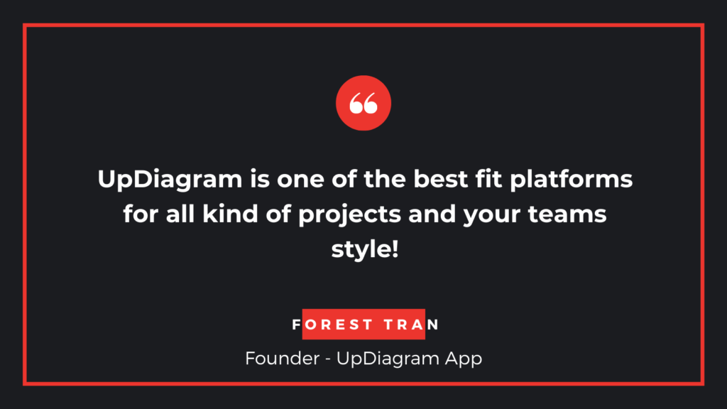 Forest Tran Founder UpDiagram App