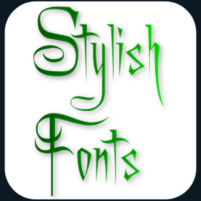 Stylish Fonts App Logo