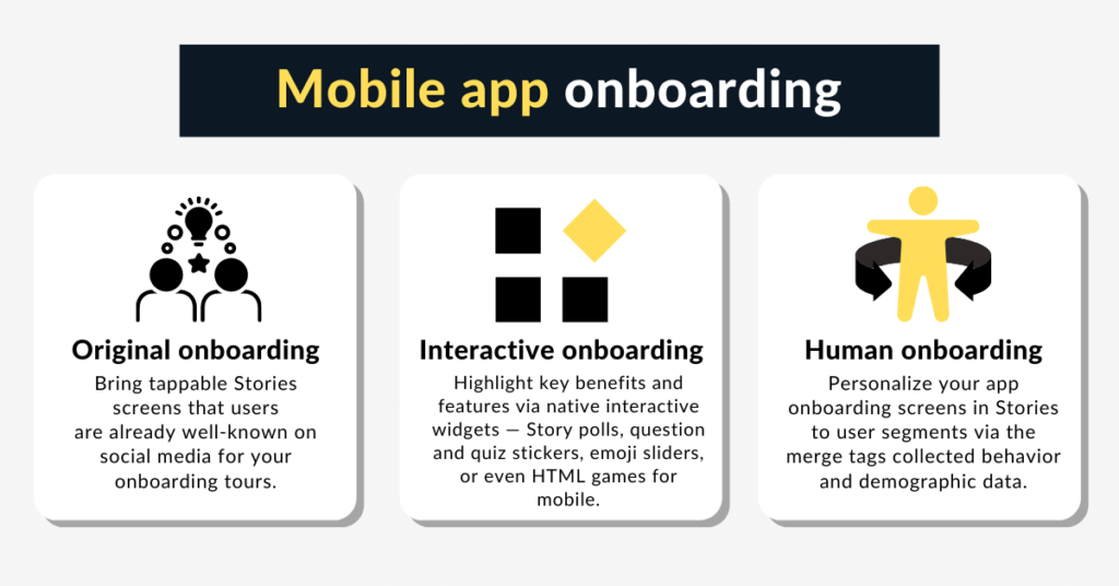 InAppStory Onboarding types