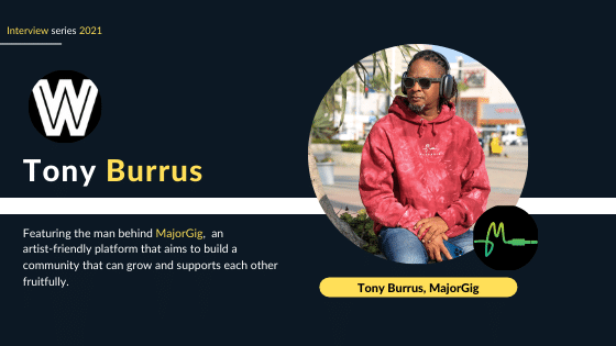Tony Burrus Interview - CEO - MajorGig App