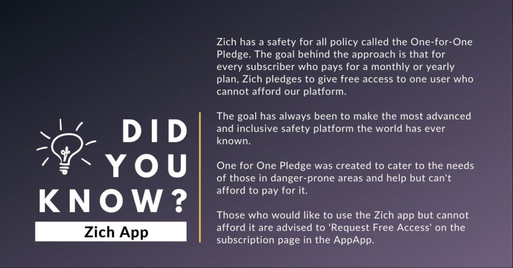 Did you know Zich app