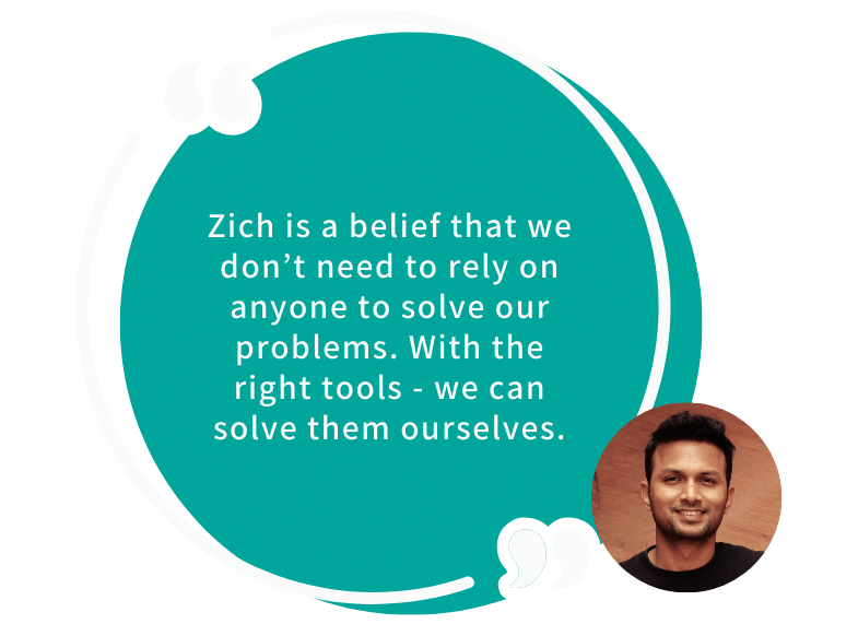 Zich App_Founder Nilanjan Das