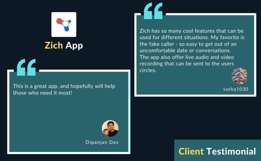 Zich App Reviews