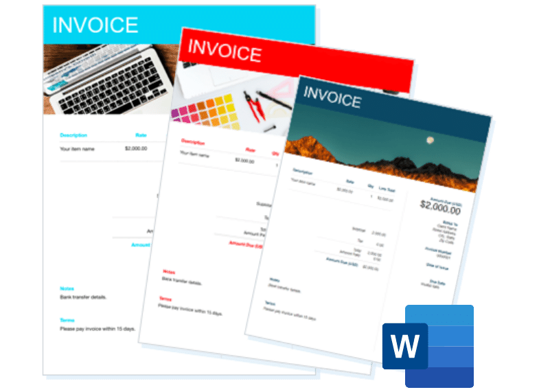 Microsoft Word Invoice Templates
