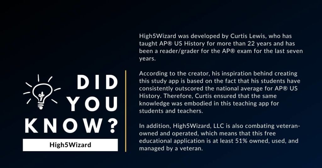 Fun fact about High5Wizard app