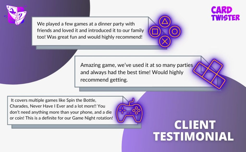 Testimonial Card Twister
