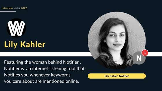 Lily Kahler, Featured Notifier